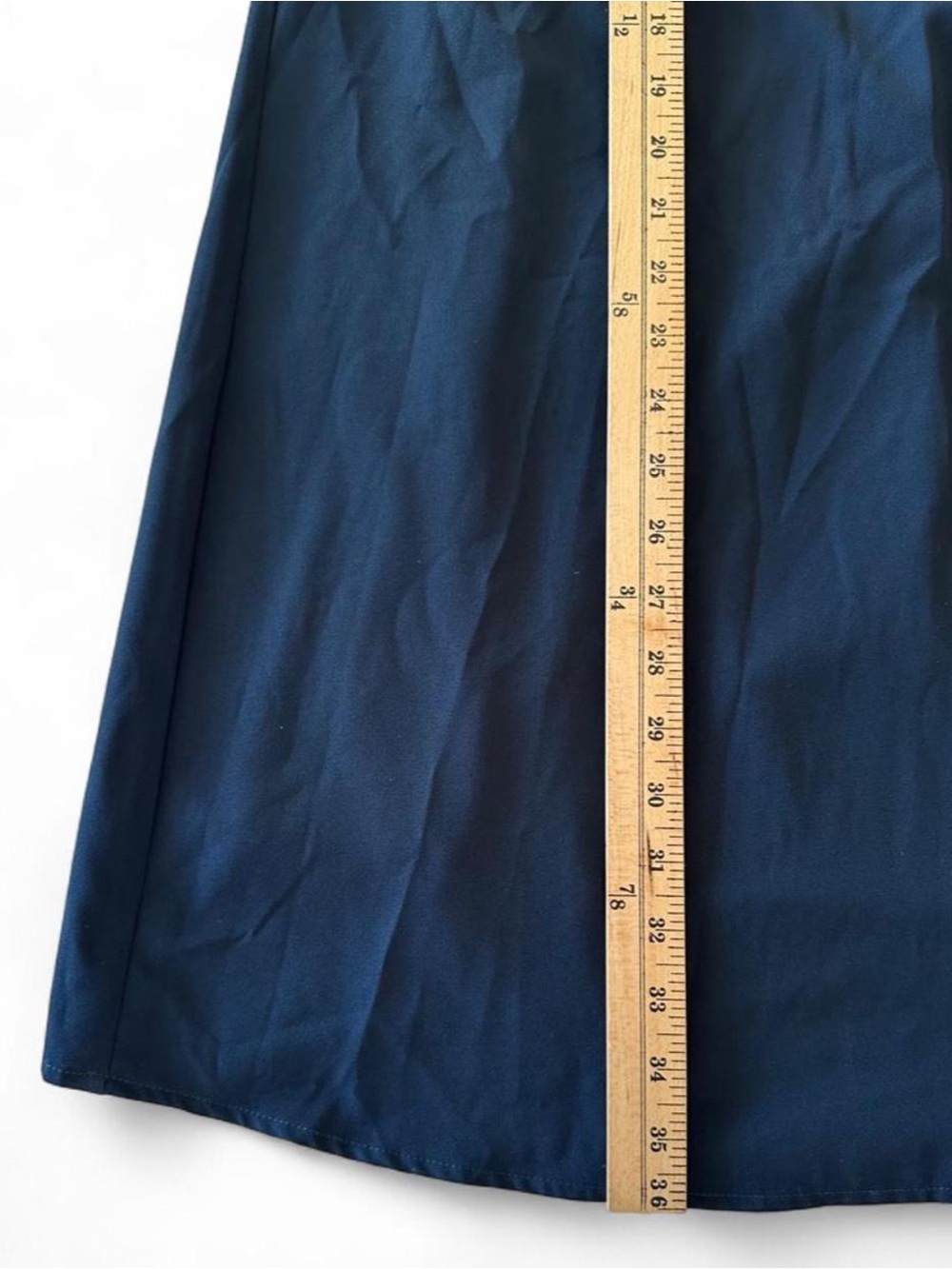 Gianni Bini Navy Blue Cascading Ruffle Halter Mini Dress 8/10 Minimalist Preppy - Picture 8 of 9